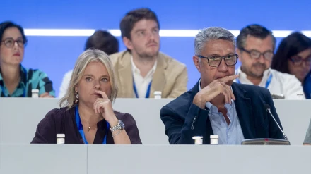 El alcalde de Badalona, Xavier García Albiol, que ha presidido el XXI Congreso Nacional del PP