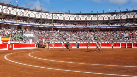 Paseíllo en el coso de Cuatro Caminos de Santander