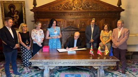 Recepción del obispo de las Diócesis de Huesca y de Jaca D.Pedro Aguado