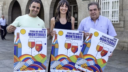El alcalde de Verín presidió la presentación de la programación de la Feira do Viño de Monterrei