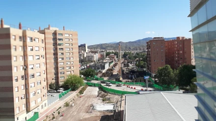 Obras de soterramiento del AVE en pleno centro de Lorca