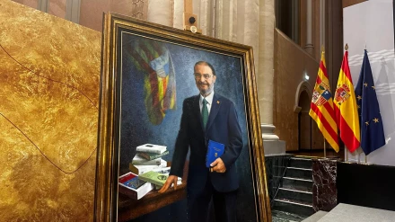 Retrato de Javier Lambán