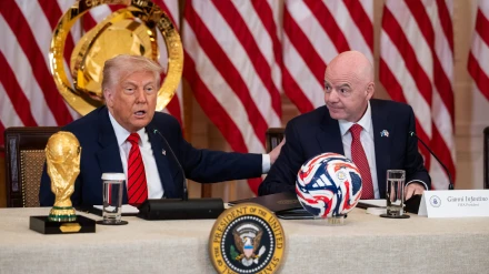 Donald Trump y Gianni Infantino