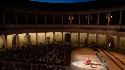 Inauguración del Festival de la Guitarra de Granada en el Palacio de Carlos V