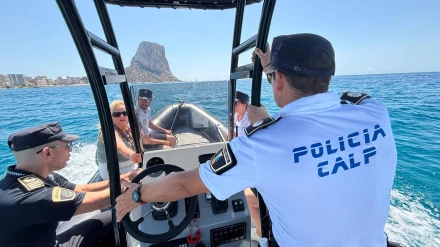 Seguridad reforzada en playas y mar abierto en Calp