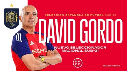 El nuevo seleccionador nacional sub-21, David Gordo.RFEF / Europa Press16/7/2025