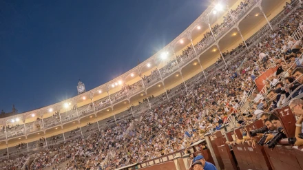 Imagen de los tendidos de Las Ventas este jueves en la última novillada clasificatoria