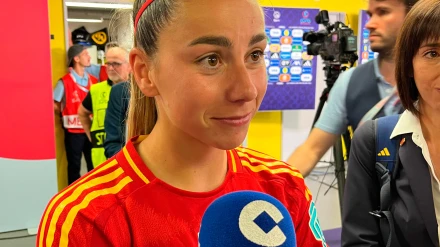 La jugadora del Real Madrid ha sido la encargada de anotar el primer tanto del partido para España.