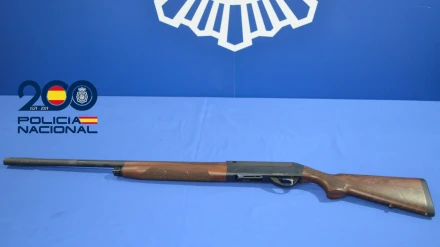 Arma incautada al acusado