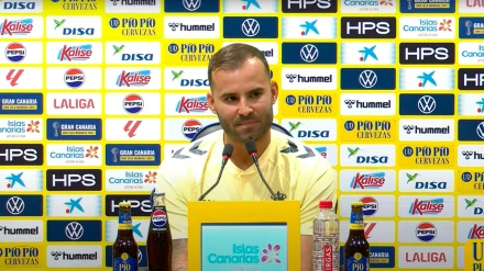 Jesé, durante su presentación con Las Palmas