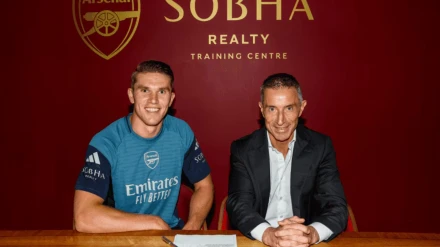 Victor Gyokeres tras fichar por el Arsenal