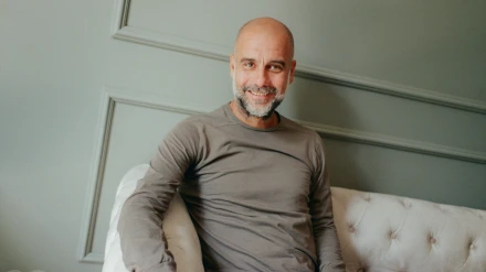 Pep Guardiola, en una entrevista para GQ