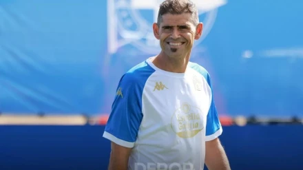 Antonio Hidalgo, durante un entrenamiento
