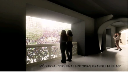 Imagen virtual del proyecto museístico del Casino