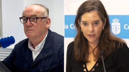 Miguel Lorenzo (PP) e Inés Rey (PSOE)
