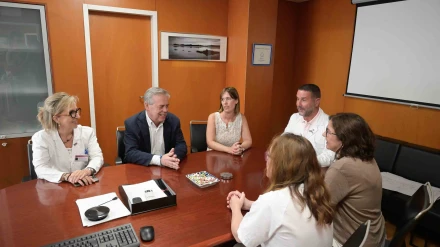 Visita de conselleiro Sanidade al Hospital Arquitecto Marcide de Ferrol