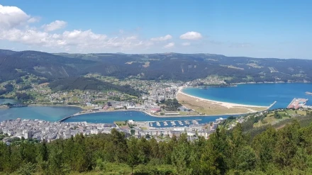 Vista de la Ría de Viveiro desde el Mirador de San Roque