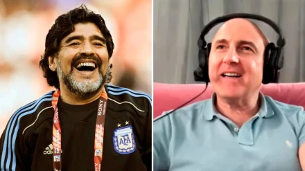 Diego Armando Maradona y Julio Maldonado 'Maldini'