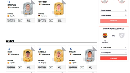 Nuevos dorsales en el Barça