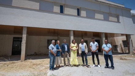 Visita obras de la residencia de mayores de la localidad Cádiar
