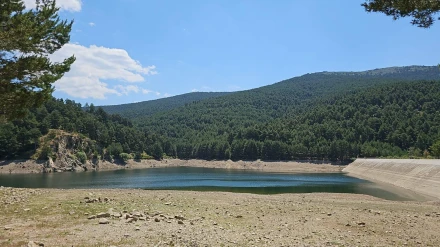 El Tejo en proceso de vaciado