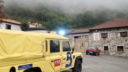 Bomberos de Asturias en Somiedo