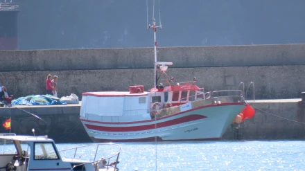 Foto de archivo del 'Mañón Un' atracado en Cedeira -
