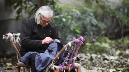 Una anciana en China