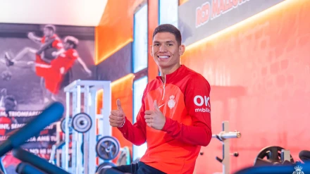 Dani Luna con el RCD Mallorca