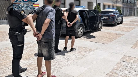 Fotografía detenidos en Elda