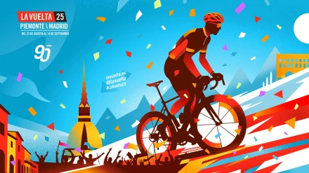 El Piamonte acoge la salida de la Vuelta a España 2025.