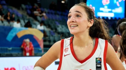 Isabel Hernández, en el europeo Sub-16 celebrado en Rumanía.