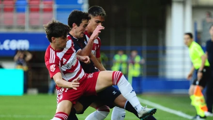 El Granada en una imagen de su segundo partido de la temporada