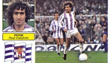 Pepín durante su época en el Real Valladolid