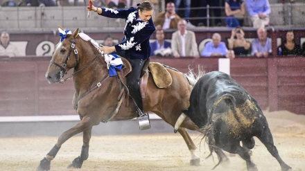 Ana Rita, durante su actuación este jueves en Las Ventas