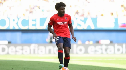 Enzo Boyomo, futbolista de Osasuna