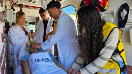 Clases en una ambulancia