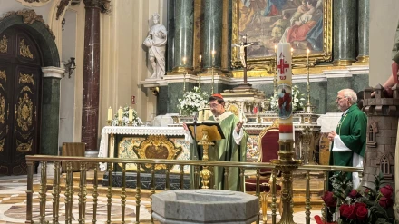 El cardenal José Cobo en la misa de apertura del año judicial