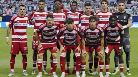 Alineación del Granada en Málaga