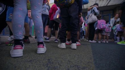 Entrada a un colegio