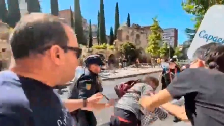 Dos personas han sido detenidas después de intentar invadir la carretera en Valladolid.