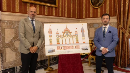 La nueva portada de la Feria de Abril de Sevilla ya ha sido presentada en el Ayuntamiento