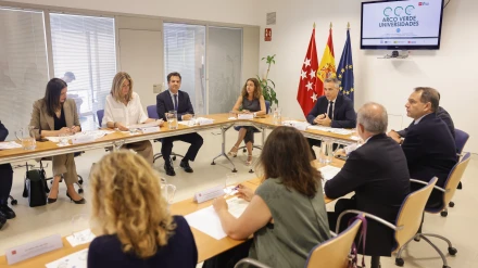 Reunión para firmar los convenios de colaboración del Arco Verde Universidades