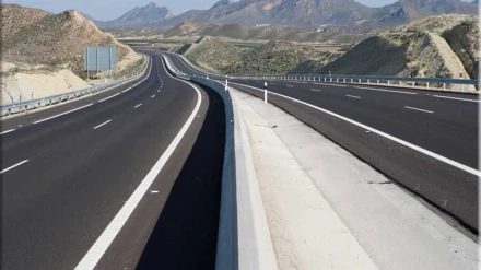 Autopista Cartagena-Vera en el tramo entre Águilas y Pulpí