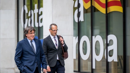 El presidente de Junts per Catalunya, Carles Puigdemont