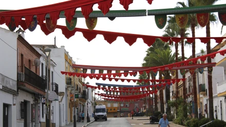 Preparativos del Mercado Medieval de Aljaraque 2025