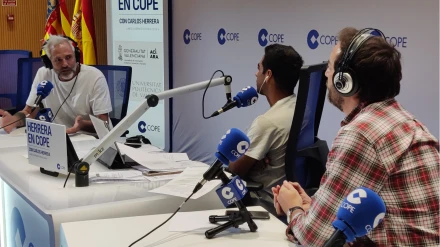 Cañizares con Jorge Bustos y Alberto Herrera