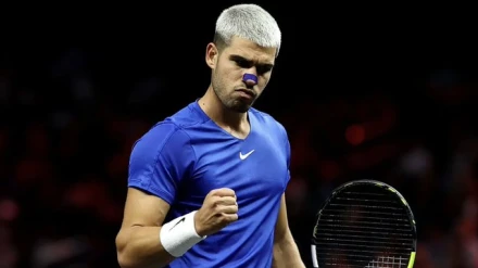 Carlos Alcaraz sumó tres victorias en la Laver Cup