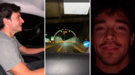 El surrealista regreso de Carlos Sainz y Charles Leclerc a casa tras el GP de Azerbaiyán