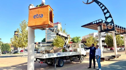 Nuevo alumbrado entorno del Palacio de los Deportes